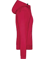 Daiber JN 1145 Dámská 2-vrstvá softshellová bunda s kapucí 02.1145 red/black Daiber JN 1145 Dámská 2-vrstvá softshellová bunda s kapucí 02.1145 red/black