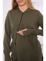 Sada mikin s delší stranou khaki barvy