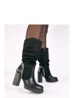 Kozačky na podpatku  model 221654 Solea