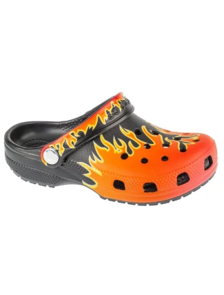 Žabky Crocs Classic Flames Clog Jr 210993-0C4