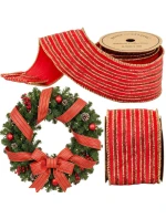 ZLATÝ PÁSEK 6,3 cmx3 m ČERVENÝ