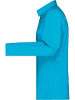 Daiber JN 677 Popelínová halenka s dlouhým rukávem 02.0677 turquoise Daiber JN 677 Popelínová halenka s dlouhým rukávem 02.0677 turquoise