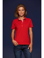 Daiber JN 969 Dámské piqué polo "Plain" 02.0969 red/red/white