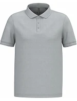 Kariban K 254 Pánské piqué polo 20.K254 snow grey