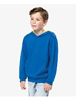 Kariban K 453 Dětská kontrastní mikina s kapucí 20.K453 light royal blue/white
