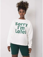 Mikina EM BL 624.90P bílá zelená Mikina EM BL 624.90P bílá zelená