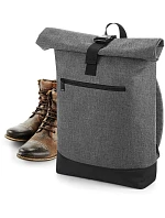 BagBase BG 855 Batoh "Roll-Top" 52.0855 grey marl/black
