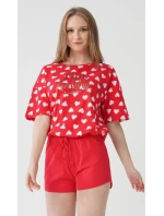 Dámské pyžamo šortky Mon amour Dámské pyžamo šortky Mon amour