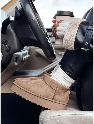 Dámské boty SNOWTRED khaki FashionStreet ZY0567