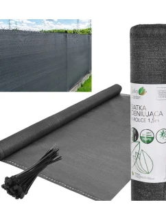 ODSTÍN SÍŤ 110G/M2 1,5X50M TMAVĚ ŠEDÁ