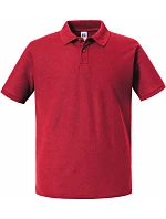 Russell Athletic 570M Pánské piqué polo "Authentic Eco" 10.570M classic red Russell Athletic 570M Pánské piqué polo "Authentic Eco" 10.570M classic red