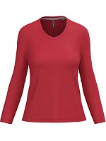 Kariban K 382 Dámské tričko do V s dl. rukávem 20.K382 red Kariban K 382 Dámské tričko do V s dl. rukávem 20.K382 red