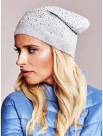 Dámská čepice AT CZ 1716501 světle šedá