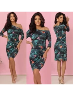 13-166 Sportovní šaty s kapsami a vázáním - 3D listy