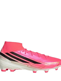 Adidas F50 Hyperfast League Mid FG fotbalové boty růžové KJ6714