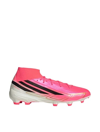 Adidas F50 Hyperfast League Mid FG fotbalové boty růžové KJ6714