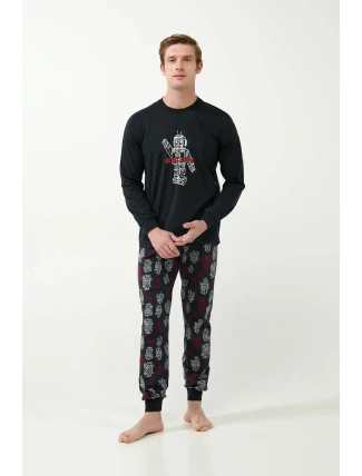 Vamp - Pyžamo s potiskem robotů 21670 - Vamp