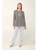 Vamp - Dámské bavlněné pyžamo s motivem ježka 21953 - Vamp