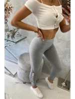 Legíny kalhoty Brooklyn šedé