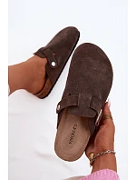 Dámské přezůvky Chodaki Vinceza 101332 Čokoládové