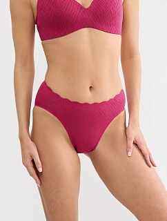 Kalhotky ZERO Feel Bliss High leg - Berry - SLOGGI