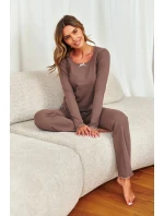 Dámské pyžamo 7304 brown - Doctornap