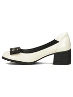 Béžové lakované lodičky Filippo DP6960