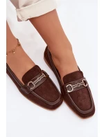 Dámské Mokasíny S Ozdobou Hnědé Palerina