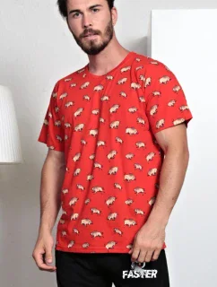 Pánské pyžamo dlouhé Býk