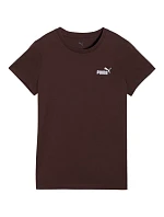 Dámské tričko Puma ESS Small No.1 Logo Tee(s), tmavě hnědé, 682373, 33 Dámské tričko Puma ESS Small No.1 Logo Tee(s), tmavě hnědé, 682373, 33