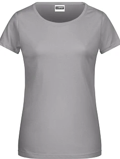 Daiber 8007 Dámské tričko z bio bavlny 02.8007 steel grey