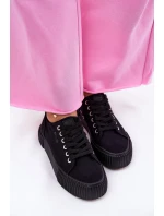 Dámské Textilní Tenisky Big Star RR274403 Černé