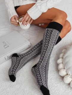 DÁMSKÉ PODKOLENKY S PROLAMOVANÝMI SRDÍČKY 0330.003