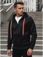 Pánská mikina s kapucí černá FashionStreet BX5858