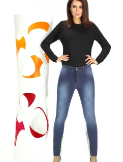 Dámské legíny Timea light blue - BAS BLEU