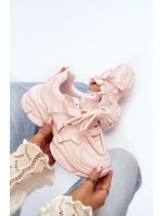 Dámské tenisky na masivní podrážce růžové Windamella