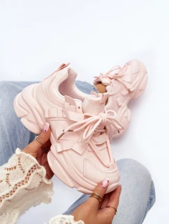 Dámské tenisky na masivní podrážce růžové Windamella