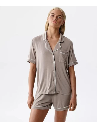 Pyžamo Atlantic NLP-496 kr/r S-2XL pruhované Pyžamo Atlantic NLP-496 kr/r S-2XL pruhované