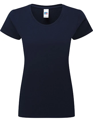 Russell Athletic 180F Dámské tričko z těžké bavlny "Authentic" 10.180F french navy