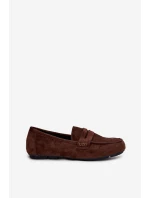Loafersy Mokasyny Damské Ploché Tmavě hnědé Soreline Loafersy Mokasyny Damské Ploché Tmavě hnědé Soreline