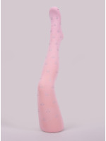 Yoclub Dívčí neprůhledné punčocháče z mikrovlákna 40 Den se vzorem RAM-0122G-4640 Pink