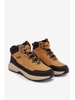 Pánské zateplené trekingové boty Lee Cooper – camel