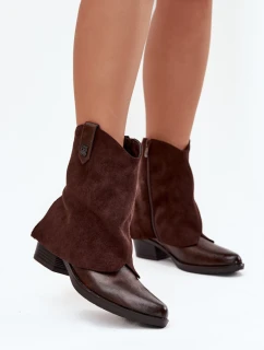 Boty na podpatku model 217811 Step in style