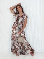 MARISOL maxi šaty světle šedé FashionStreet EY2500