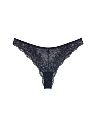 Dámské kalhotky Amourette Charm Highleg Brazilian - BLACK - černé 0004 - TRIUMPH