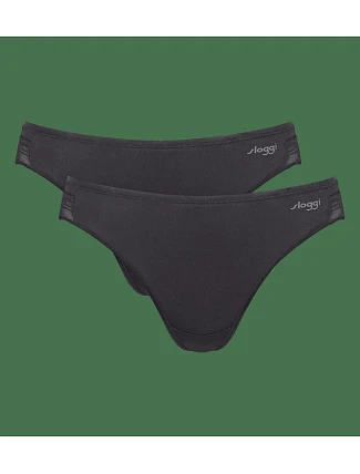 sloggi GO Blush High Leg 2P - Black - SLOGGI Black - SLOGGI