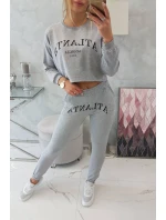 Atlanta šedá sada s potiskem