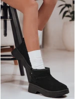 Dámské sněhule s tlustou podrážkou černé FashionStreet ZY1284