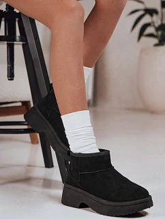 Dámské sněhule s tlustou podrážkou černé FashionStreet ZY1284