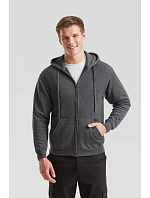 Fruit of the Loom Classic Hooded Sweat Jacket Mikina s kapucí 16.2062 burgundy Fruit of the Loom Classic Hooded Sweat Jacket Mikina s kapucí 16.2062 burgundy